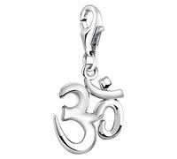 Nenalina plata charm colgante signo OM para collares y pulseras para mujer 713205-000