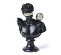 NENBOLEC Modern Escultura Estatua Busto Griego Decorativa Figura Abstracto Regalo Interior Salon Arte Resina Decoración del Hogar Nergo 35cm