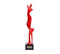 NENBOLEC Mujer Figura Escultura Yoga Figure Decorativa Dama Regalo Bailarina Estatua Modern Interior Salon Arte Resina Decoración del Hogar 36cm