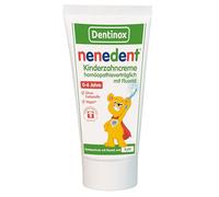 nenedent® Pasta dental infantil compatible con la homeopatía con fluoruro, cuidado suave para una fuerte protección, 500 ppm de flúor, libre de aceites esenciales, 1 x 50 ml