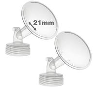 Nenesupply 2 bridas de 21 mm compatibles con la bomba Spectra S2 Spectra S1 Spectra 9 Plus. Piezas de repuesto para piezas de bomba Spectra reemplazan la brida Spectra fabricada por Nenesupply, no son