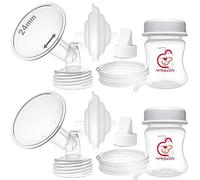 Nenesupply Piezas de bomba compatibles con Spectra S2 Spectra S1 Bombas no originales Spectra S2 Accesorios Spectra S1 Accesorios no originales Spectra Piezas de bomba Brida 24mm Válvulas de pico de