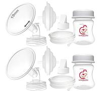 Nenesupply Piezas de bomba de brida de 19 mm compatibles con bombas de leche Spectra S2 S1 Kit de repuesto para piezas de bomba Spectra de 19 mm S2 Parts S2 Accessories Inc Brida Válvula de pico de