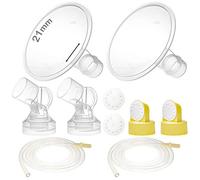 Nenesupply Piezas de la bomba 21mm Compatible con la bomba Medela en estilo Breastpump no original Medela Pump Parts Reemplazar Medela Brida Medela Personalfit Conector Válvula Membrana Tubería