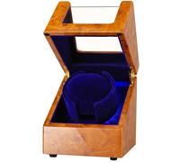 NENGKAFU Bobinador automático de relojes para relojes automáticos, con motor silencioso, caja de bobinador de reloj con luz LED, almohada de reloj suave y de terciopelo, bobinador de relojes con un