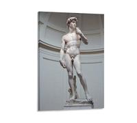 NENGKUAI Póster de ángel de David Miguel, uno de los artistas más importantes de la historia del arte, escultura artística para pared, lienzo impreso, pintura decorativa, marco; 16 x 24 pulgadas (40 x