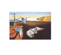 NENGKUAI Póster de Salvador Dali Persistence Of Memory, un clásico de arte surrealista, lienzo impreso, pintura decorativa, sin marco, 60 x 90 cm