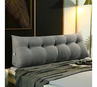 NENIUX Cojín triangular para respaldo, almohada de lectura, almohada de respaldo, cabecero de cama, almohada lumbar triangular para sofá cama de día, ventana de bahía tatami, 80 x 50 x 20 cm, color