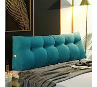 NENIUX Cojín triangular para respaldo, almohada de lectura, almohada de respaldo, cabecero de cama, almohada lumbar triangular para sofá cama de día, ventana de bahía tatami, 80 x 50 x 20 cm, color