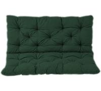 NENIUX - Cojines de repuesto para banco de columpio de porche, columpio de exterior, cojín de asiento de 2/3 plazas para muebles, tapete suave con lazos para patio, jardín, 150 x 100 x 8 cm, verde