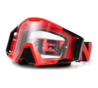 NENKI Gafas de motocross con protección nasal, gafas de moto para usuarios de gafas, protección UV, gafas de cross para mujer y hombre, gafas MX MTB, a prueba de viento/antivaho
