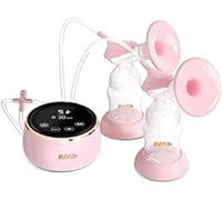 Neno BELLA TWIN Sacaleches Doble, Sacaleches de 2 Modos y 9 Niveles, Doble Electrónico, Sacaleches Automático, Pantalla Táctil, Doble Tetina, Recargable, Inalámbrico, Eléctrico