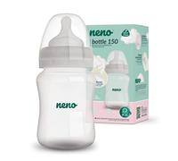 NENO® Botellas de bebé 150, 150 ml, 0-3 meses, sin BPA, anticólico, tetina, adecuado para extractor de leche Neno UNO; DUE, BELLA