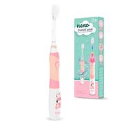 Neno Fratelli Pink - Cepillo de dientes eléctrico para niños a partir de 6 años, 24.000 vibraciones/min, luz LED y cambio de color, temporizador de 2 minutos con intervalos de 30 segundos, impermeable