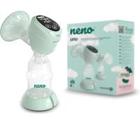 Neno Uno Extractor de leche eléctrico portátil - Bomba de leche inalámbrica - Extractor de leche materna con extractor de pecho eléctrico - con 2 bolsas de leche y tetina - 6 modos y 9 niveles - Sin