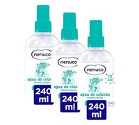 Nenuco Agua de Colonia recomendado para Bebés Recién Nacido (A partir de 3 meses), Fragancia Original - Formato Spray 240 ml (Paquete de 3)