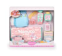 NENUCO, Bolsita Cambiador, Set de Juguete con Pack de Cambio de pañal y Muchos Accesorios para tu muñeco bebé, complemento de Juguete para niños Desde 2 años, Famosa (NFN29000)