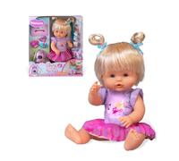 NENUCO Chupete de Hadas, Muñeco Bebé con Pelo Rubio de 35 cm y Cuerpo Duro, Ayuda a Cambiar de Etapa Entregando los Chupetes a Las Hadas, Incluye 3 Chupetes y Accesorios, +3 años, Famosa (NFNB4000)