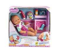 Nenuco - Dolor De Garganta, juega a cuidar a Nenuco malito, incluye accesorios divertidos con luz, sonido y olor como un termo-chupete se pone rojo cuando tiene fiebre y ropita. FAMOSA (700015152)