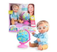 NENUCO ¿Jugamos a Adivinar?, Muñeco Bebé de 35 cm y Cuerpo Duro, Juguete Interactivo con Tecnología de Reconocimiento de Voz, Puede Adivinar lo Que estás Pensando, +3 Años, Famosa (NFN99000)