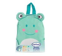 Nenuco Pack Bebé Mochila de Paseo Rana, con Gama Completa, Colonia, Jabón, y Champú, 3x200ml