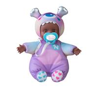 Nenuco Monster Friends Purple Mini Muñecos Bebé Monstruitos Personalizado | Muñeco de 15 cm, Cuerpo Blandito, Chupete Personalizado, Morado Pastel, Coleccionable, Famosa (NFNB1400)