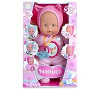 Nenuco - Muñeco, Blandito 5 Funciones, Color Rosa (Famosa 700012664)