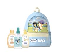 Nenuco Pack Infantil Mochila Bluey - Edición Limitada, con Champú Suave 200 ml, Jabón Líquido 200 ml y Colonia Nenuco 240 ml - EXCLUSIVO EN AMAZON
