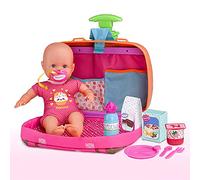 Nenuco - Siempre Conmigo, Trolley con ruedas y asas para llevar como mochila, bebe Nenuco y accesorios médicos y de cuidado FAMOSA (700013791)