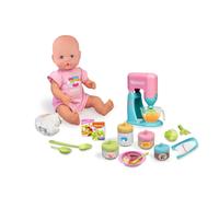 Nenuco - Super Comidas - Mu eco Beb con Recetario Accesorios de Cocina Licuadora 2 en 1 17,5 cm