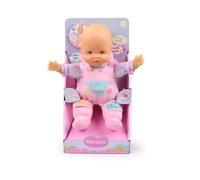 Nenuco Tiritas, Cuerpo Blandito de 25 cm, Muñeco con Sonidos de Bebé, Dice Papá y Mamá, Llora y se Ríe, Tiritas de Quita y Pon, Juguete para Niños Desde 10 Meses, Famosa (NFNB0000)