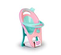 NENUCO, Trona, complemento para Dar de Comer y portabebés para muñecos bebé 35 cm y 42cm, Incluye Accesorios como un Plato, una Cuchara y un Tenedor, +2 años, Famosa (NFN38000)