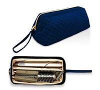 NENYX Funda de transporte de viaje resistente al agua de una sola capa para secador de pelo, Shark Flexstyle/Dyson Airwrap y accesorios para peinar el cabello, azul (solo bolsa)