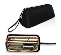 NENYX Funda de transporte de viaje resistente al agua de una sola capa para secador de pelo, Shark Flexstyle/Dyson Airwrap y accesorios de peinado, negro (solo bolsa)