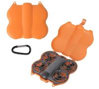 Neo 2 - Caja de almacenamiento para dron DJI Neo 2 con mosquetón, funda protectora de mariposa antigolpes y arañazos, bolsa de viaje portátil, accesorios de protección de carcasa dura, Orange