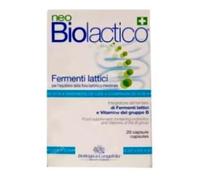 Neo Biolactico, Suplemento con Fermenti Lattici y Vitaminas del Grupo B, 20 Cápsulas