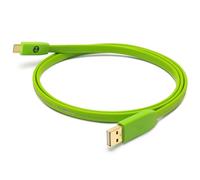 NEO by Oyaide d+ USB (Clase B) A a C - Cable digital de alta velocidad y duradero para DJ, músicos y productores, verde, 1 metro. Compatible con todos los dispositivos USB A - C