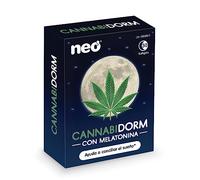 NEO | Cannabidorm con Aceite de Cáñamo y Melatonina | 30 Cápsulas | Suplemento para Mejorar la Calidad del Sueño | Comprimidos de Efecto Relajante para Combatir el Insomnio y Dormir Mejor
