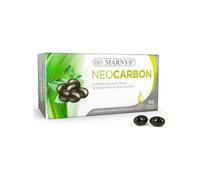 Marnys Carbón Vegetal Activo y esencias de Anís y Menta - Ayuda para Adelgazar, Para Eliminar Gases Intestinales, Alivia Hinchazón y Dolor Estomacal, Suplemento Depurativo - 60 cápsulas