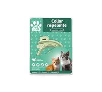 NEO CATS - Collar Repelente Anti-Insectos para Gatos - Contra Pulgas, Garrapatas y Mosquitos - 3 Meses de Protección - Con Margosa, Geraniol y Lavandino - Olor Cítrico - 33 cm