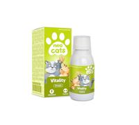 NEO CATS - Jarabe Vitality para Gatos - Potencia la Vitalidad y el Bienestar General - con Taurina, Vitaminas del Grupo B e Ingredientes Naturales - 120 ml