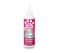 NEO CATS - Limpiador de Oídos para Gatos con Árbol de Té y Aloe Vera - Previene Otitis, Ácaros y Reduce el Mal Olor - Fórmula con pH Adaptado y Extracto Natural - 125 ml