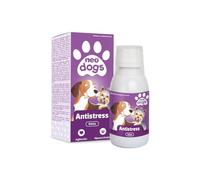 NEO DOGS - Jarabe Antistress para Perros - Ayuda a Reducir la Ansiedad, el Estrés y la Excitabilidad - con Valeriana, Melisa y Pasiflora - 120 ml