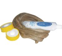 Neo Fermit Juego de juntas – 1 rollo cáñamo 40 g, 1 tubo pasta 150 g, 2 rollos cinta adhesiva
