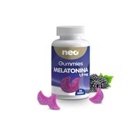 NEO - Gummies Melatonina 1,9 mg - Gominolas a base de Melatonina y Vitamina B6 Delicioso Sabor a Mora - Para dormir mejor