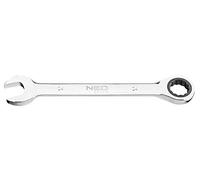 Neo Tools Llave combinada con carraca acero CrV 72 dientes certificado TÜV M+T