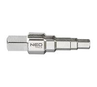 NEO - Llave escalonada profesional, 1/2" (12,5 mm, 5 niveles, cromo, vanadio, acero CrV, sanitario)