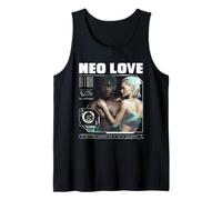 Neo Love Cyber Pareja Futuro Intimidad Arte Camiseta sin Mangas