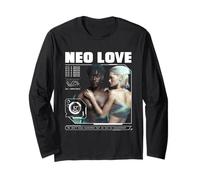 Neo Love Cyber Pareja Futuro Intimidad Arte Manga Larga
