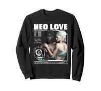 Neo Love Cyber Pareja Futuro Intimidad Arte Sudadera